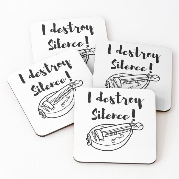 Item preview, I destroy Silence with hurdy gurdy designed and sold by zerastore.