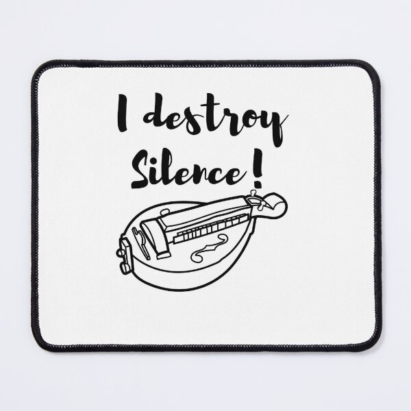 Item preview, I destroy Silence with hurdy gurdy designed and sold by zerastore.