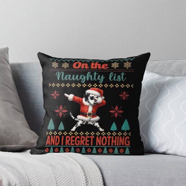 Item preview, On the Naughty List and I Regret Nothing - Festive Dalmatian Mischief designed and sold by Xhevahir.