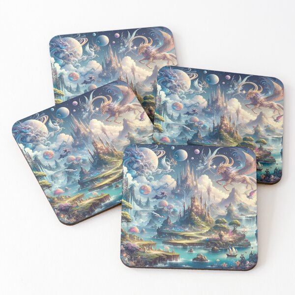 Item preview, "Enchanted Realms: Journey through Magical Lands" designed and sold by APARTAI EU.