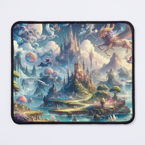 Item preview, "Enchanted Realms: Journey through Magical Lands" designed and sold by APARTAI EU.