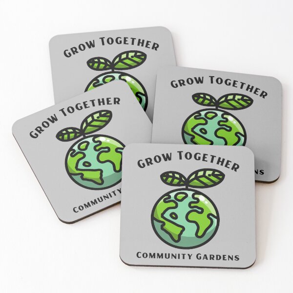 Item preview, Grow Together Community Gardens - Earth designed and sold by ClickArtProduct.