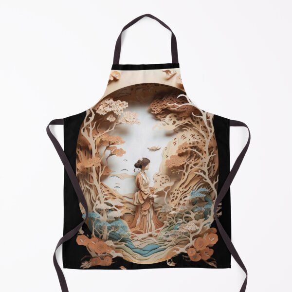 Item preview, 3D Geisha Art Antique Japan designed and sold by JAPANISTICstore.