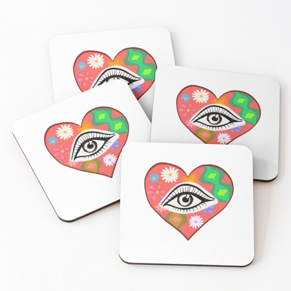 Item preview, Heart Eyes- Hippie designed and sold by nostalgiacoven.