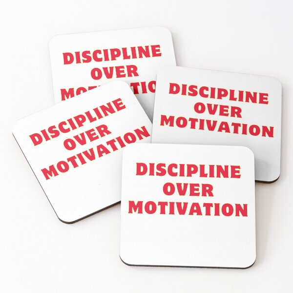 Item preview,  Discipline Over Motivation Goals Hard Work Gym designed and sold by ladylalitafanta.