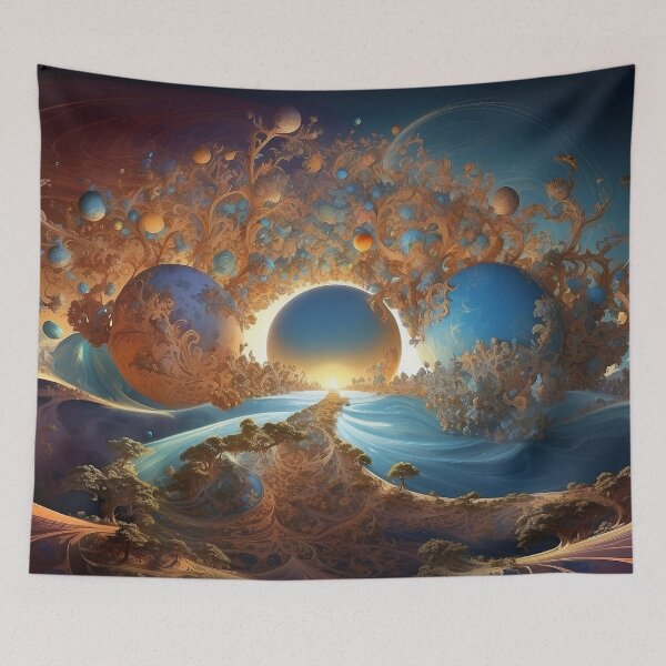 Item preview, A Fractal Fantasy World - 9 designed and sold by nyathiwa.