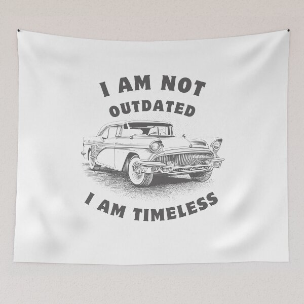 Item preview, Vintage Vibes Tee - "I am not outdated; I am timeless" designed and sold by shipper125.