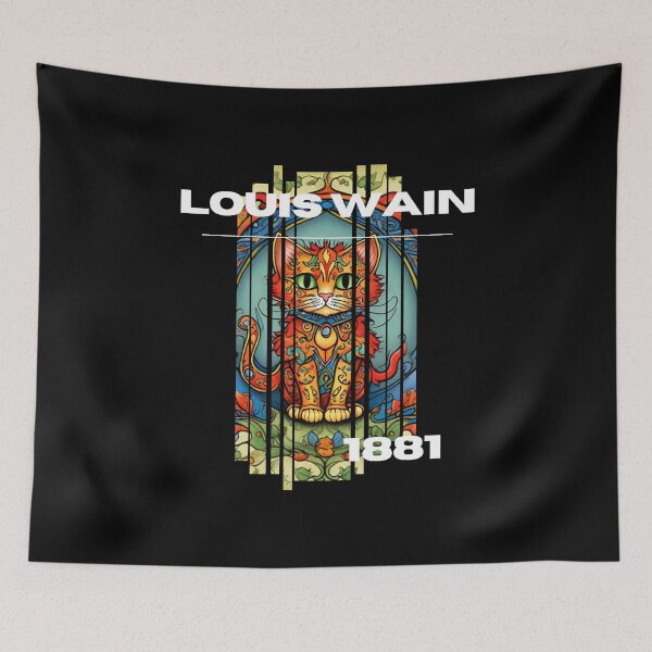Item preview,   Louis Wain Schizophrenia Cat Painting For Cat Lovers designed and sold by Petsthetic.