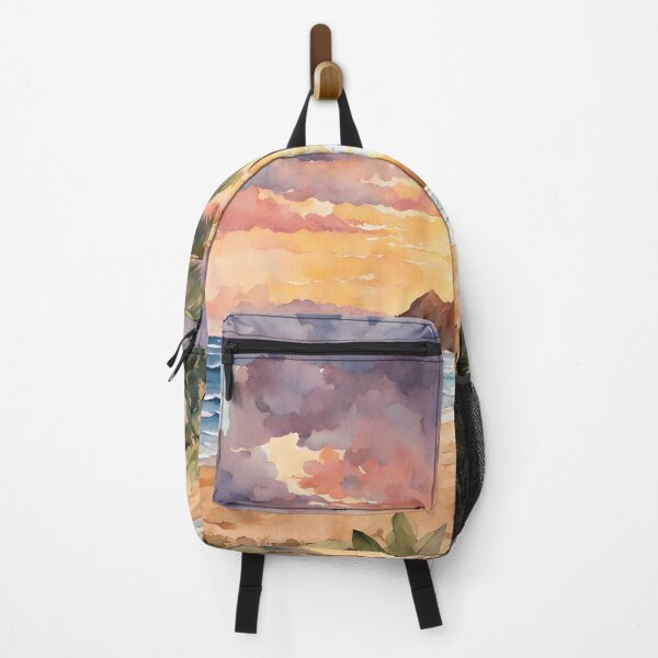 Item preview, Captivating Kauai Sunset: Watercolor Beauty in Hawaii, USA designed and sold by LSVart.