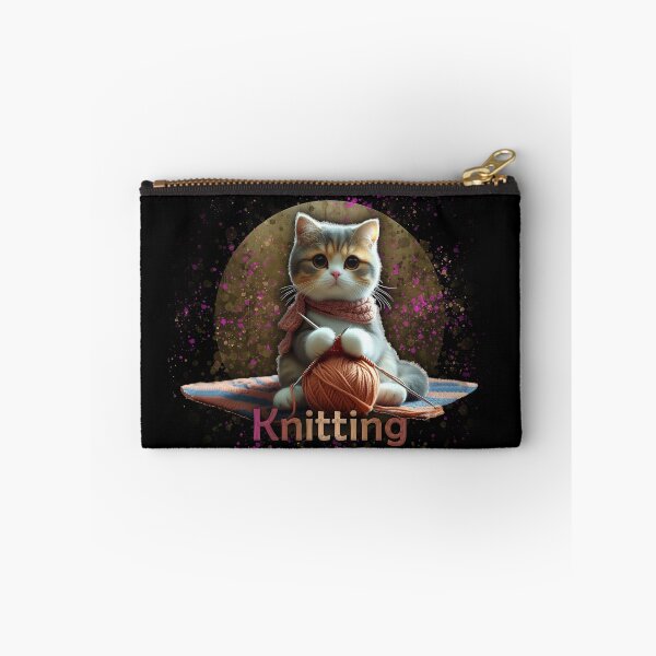 Item preview, Cat Knitting designed and sold by CrisMor-Art.