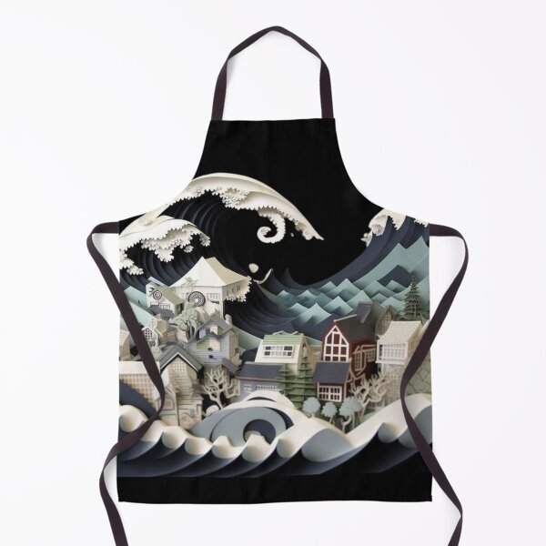 Item preview, 3D the great wake of kanagawa city designed and sold by JAPANISTICstore.