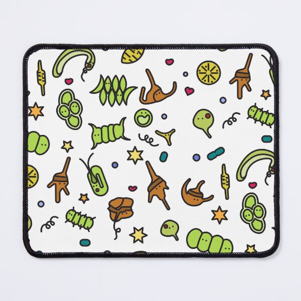 Item preview, Microalgae and cyanobacteria cartoon illustration, Cute Algae and Plankton Art designed and sold by thurakitdew.