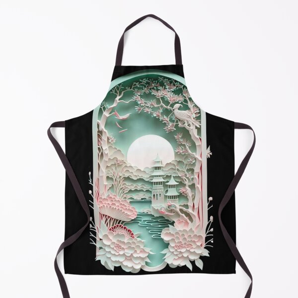 Item preview, 3D Landscape Moon Japan Sakuras designed and sold by JAPANISTICstore.