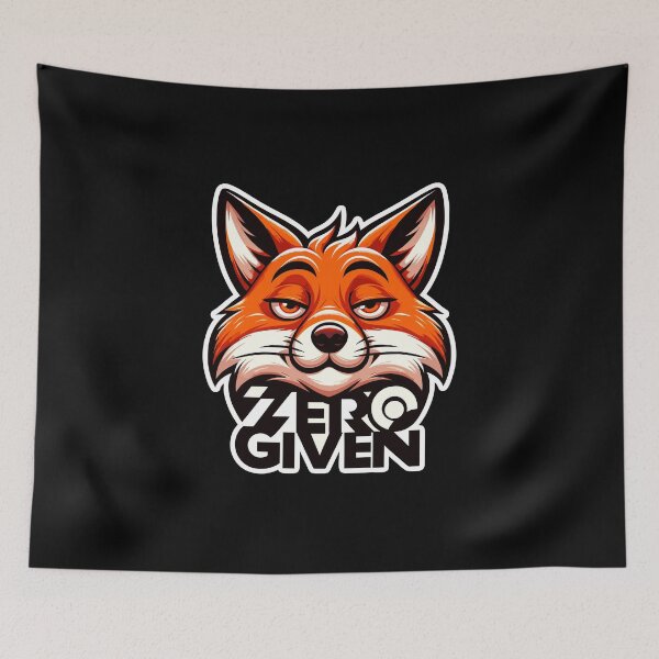 Item preview, Zero Given - Fox Illustration designed and sold by MrERNST.