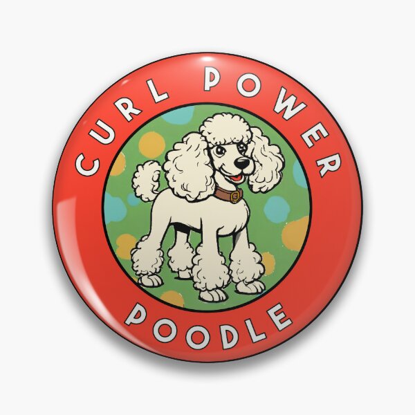 Item preview, Curl Power Poodle Decal designed and sold by Decal Mania.