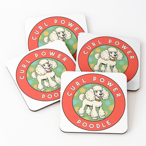 Item preview, Curl Power Poodle Decal designed and sold by Decal Mania.