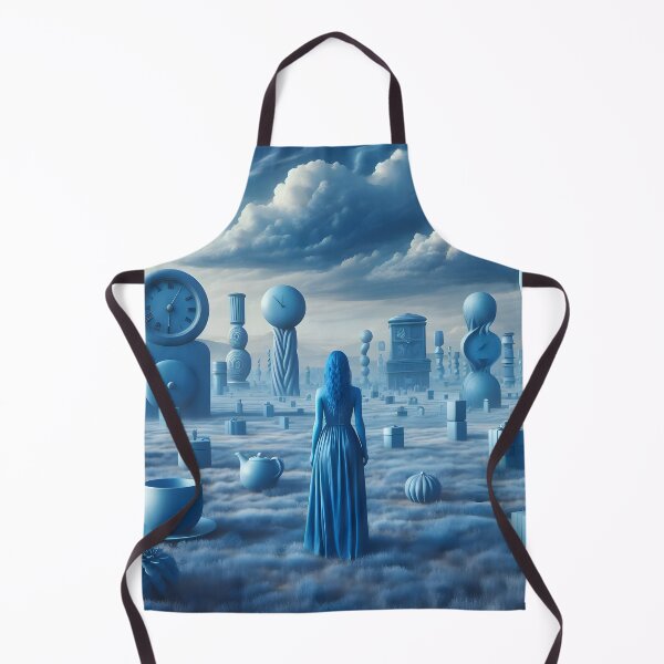 Item preview, Azure Dreams: Surreal Serenity in Enigmatic Landscape designed and sold by AI-Only Creations.