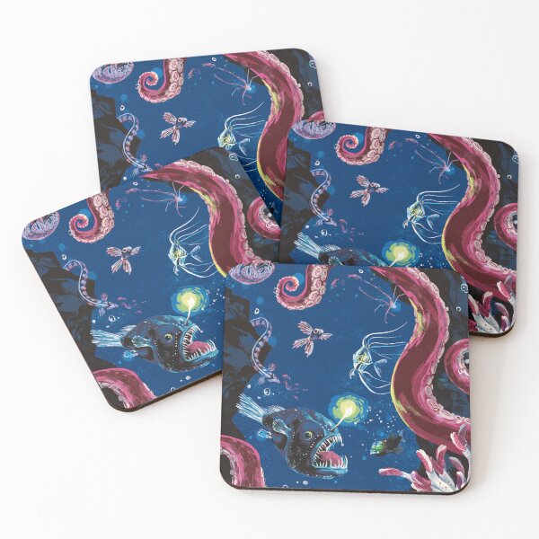 Item preview, Creatures in the deep ocean designed and sold by qu-lan.