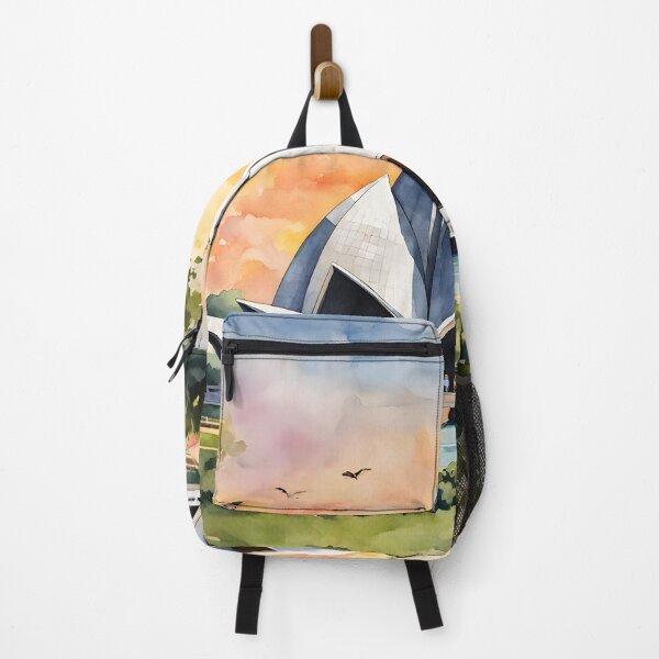 Item preview, Serenity at Sunset: Lotus Temple Delhi, India, Watercolor Beauty designed and sold by LSVart.