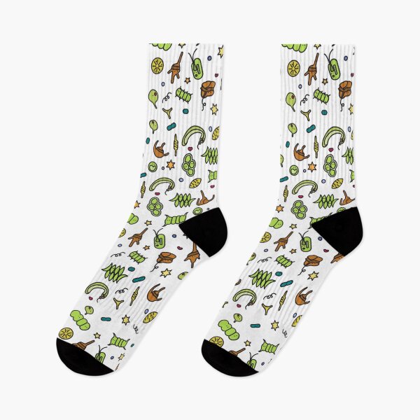 Item preview, Microalgae and cyanobacteria cartoon illustration, Cute Algae and Plankton Art designed and sold by thurakitdew.