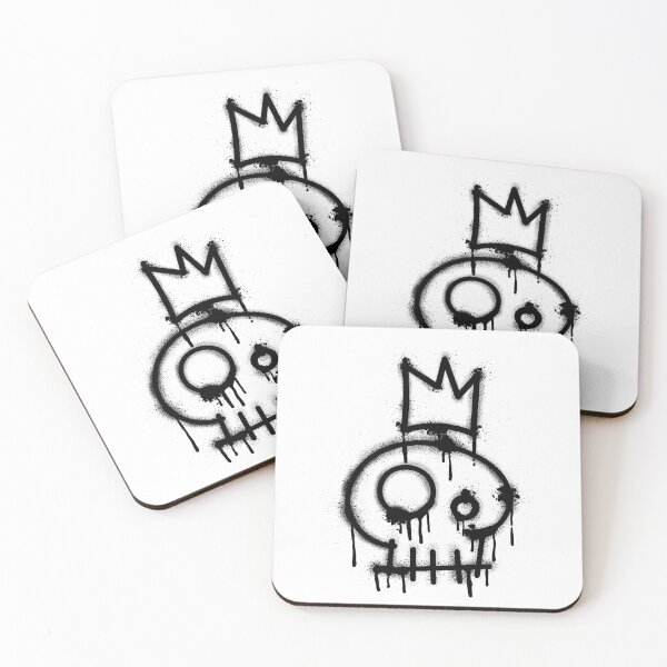 Item preview, A SKULL WITH A CROWN STREET ART STYLE designed and sold by infinitearte.