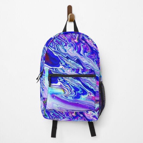Item preview, Blue and Purple Layers - Acrylic Paint Pour designed and sold by Amy Grover.