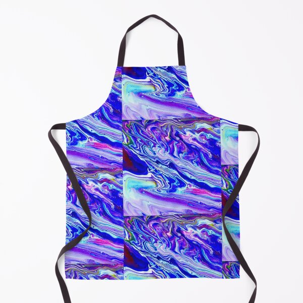 Item preview, Blue and Purple Layers - Acrylic Paint Pour designed and sold by Amy Grover.