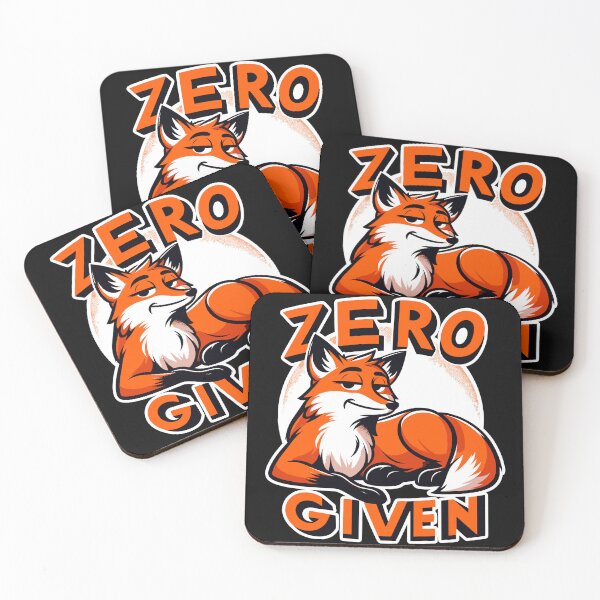 Item preview, Zero Given - Fox Illustration designed and sold by MrERNST.