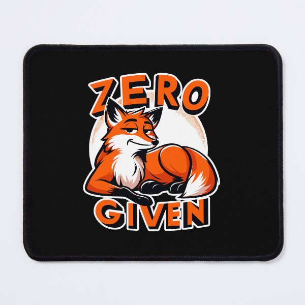 Item preview, Zero Given - Fox Illustration designed and sold by MrERNST.