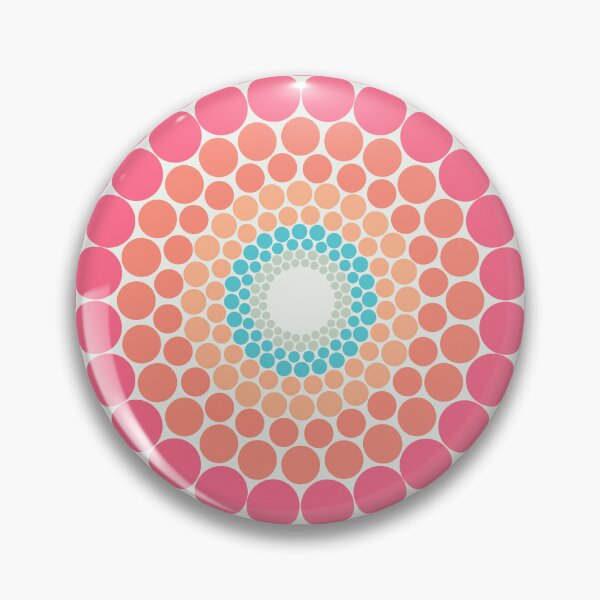 Item preview, Radiant Sunset on Sea Dot Polka Mandala designed and sold by Triplicate Limited.
