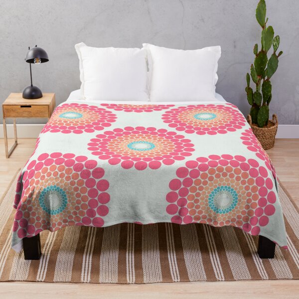 Item preview, Radiant Sunset on Sea Dot Polka Mandala designed and sold by Triplicate Limited.