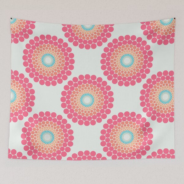 Item preview, Radiant Sunset on Sea Dot Polka Mandala designed and sold by Triplicate Limited.