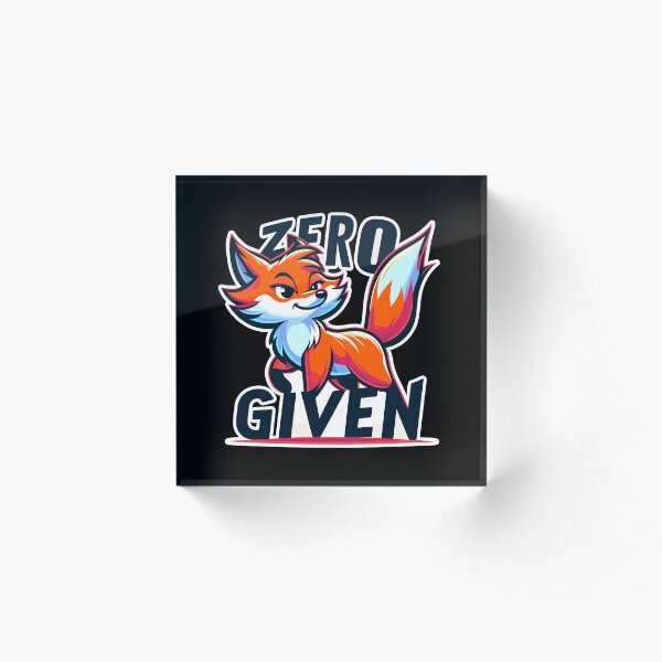 Artikelvorschau, Zero Given - Fuchs Illustration entworfen und verkauft von MrERNST.