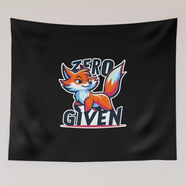 Item preview, Zero Given - Fox Illustration designed and sold by MrERNST.