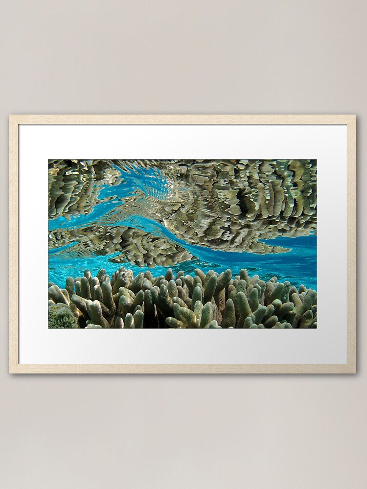 Alternate view of Aqua Realm III Framed Art Print