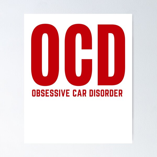 Item preview, OCD Obsessive Car Disorder - Funny Car Lover designed and sold by ladylalitafanta.