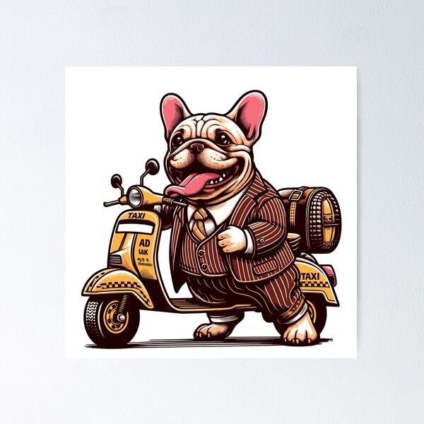Item preview, Papa bull dog was a messenger freelance  designed and sold by olopaw.