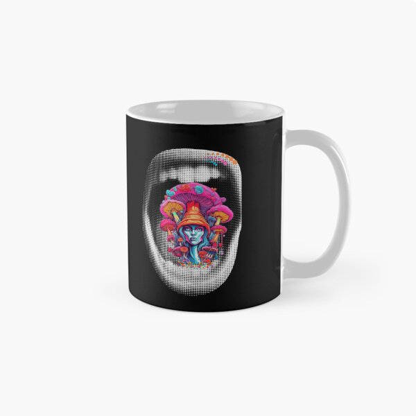 Item preview, Magic Mushroom Hunter Shrooms in a Wide - Open Mouth Essential T-shirt designed and sold by MAGness.