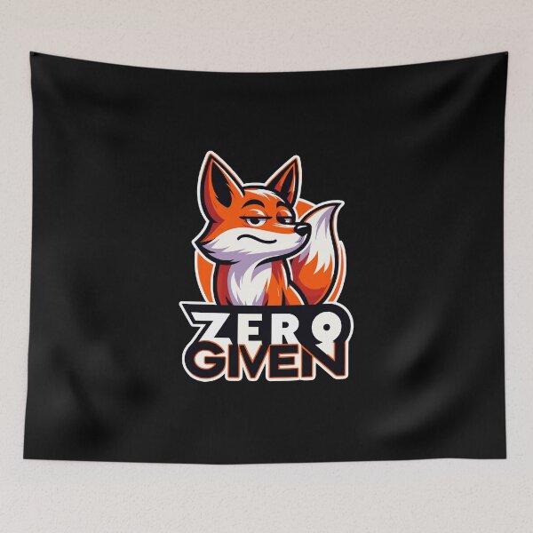 Item preview, Zero Given - Fox Illustration designed and sold by MrERNST.