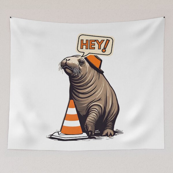 Item preview, Neil the seal Australia Elephant seal  designed and sold by CyberArtistOne.