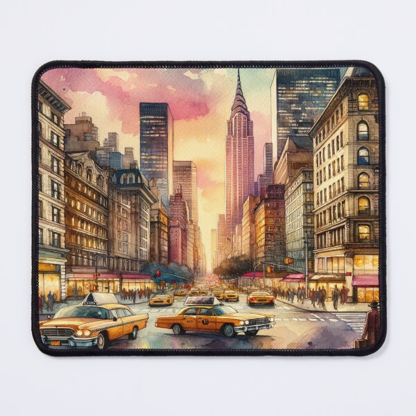 Item preview, Boho-Inspired NYC Watercolor Design designed and sold by glowarya.