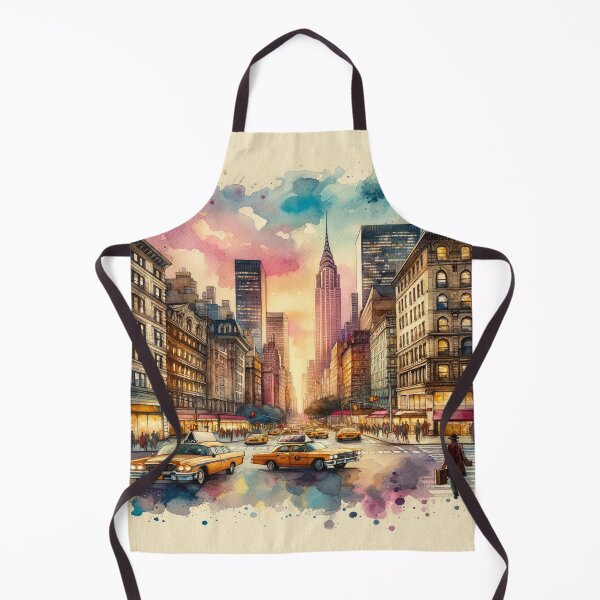 Item preview,  Boho-Inspired NYC Watercolor Design designed and sold by glowarya.