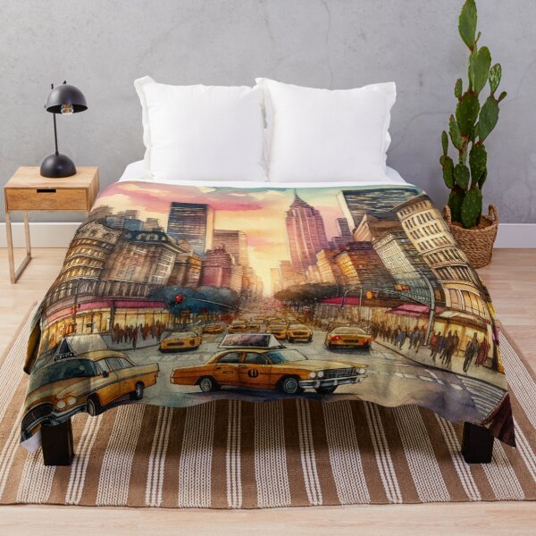 Item preview,  Boho-Inspired NYC Watercolor Design designed and sold by glowarya.