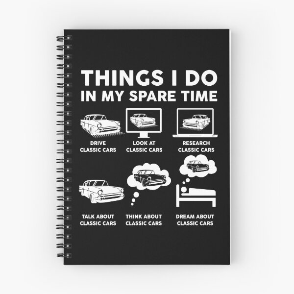 Item preview, Things I Do In My Spare Time Car Funny Classic Cars Lover designed and sold by LounisArt.