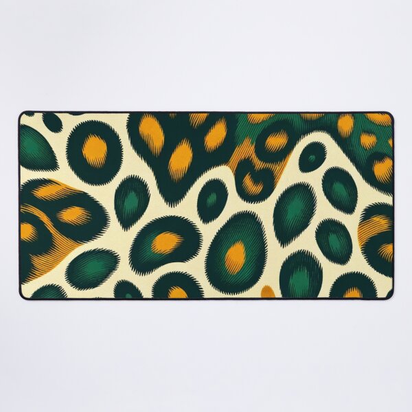 Item preview, Game Day Spirit: Green and Yellow Spot Pattern designed and sold by cybercanvasmuse.