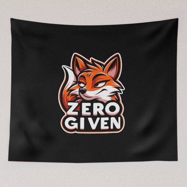 Item preview, Zero Given - Fox Illustration designed and sold by MrERNST.