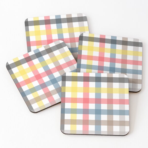 Item preview, Gingham Pattern - Seamless Checkered Print - Multicolor Vichy - Gingham Check: Modern Tapestry - Grey designed and sold by AinigrivDoll.