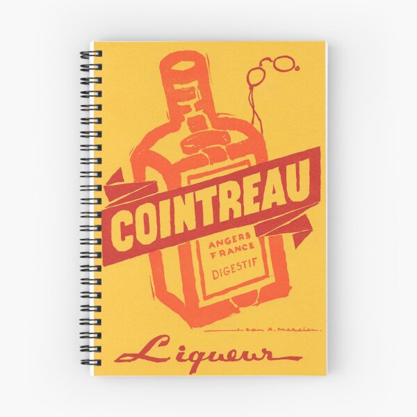 Item preview, Cointreau yellow liqueur poster - Angers vintage digestive designed and sold by Studio RTN.
