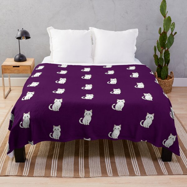 Item preview, A cute cat │purple designed and sold by WshopTy.