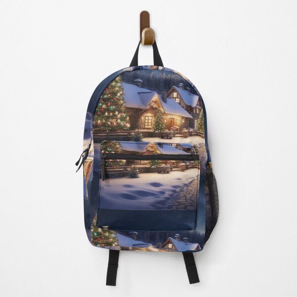 Item preview, Winter Wonderland: A Serene Snow-Covered Village at Yuletide 4 designed and sold by ArtComixHaven.